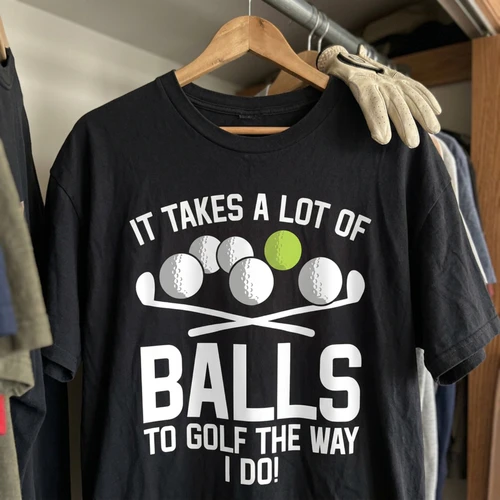 It takes a lot of ball to golf