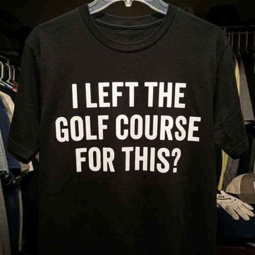 I left the golf course for this?