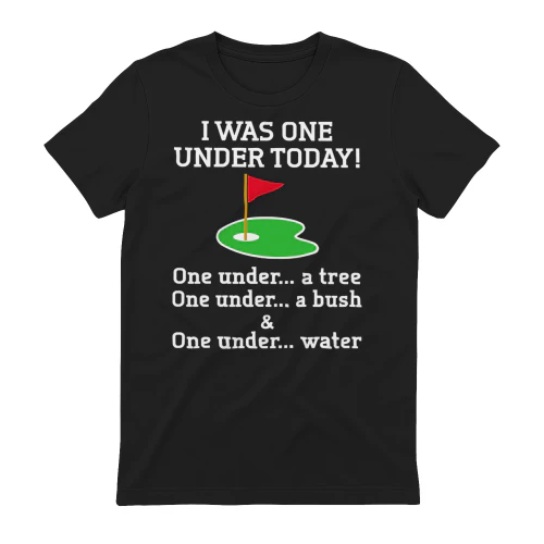 I was under today