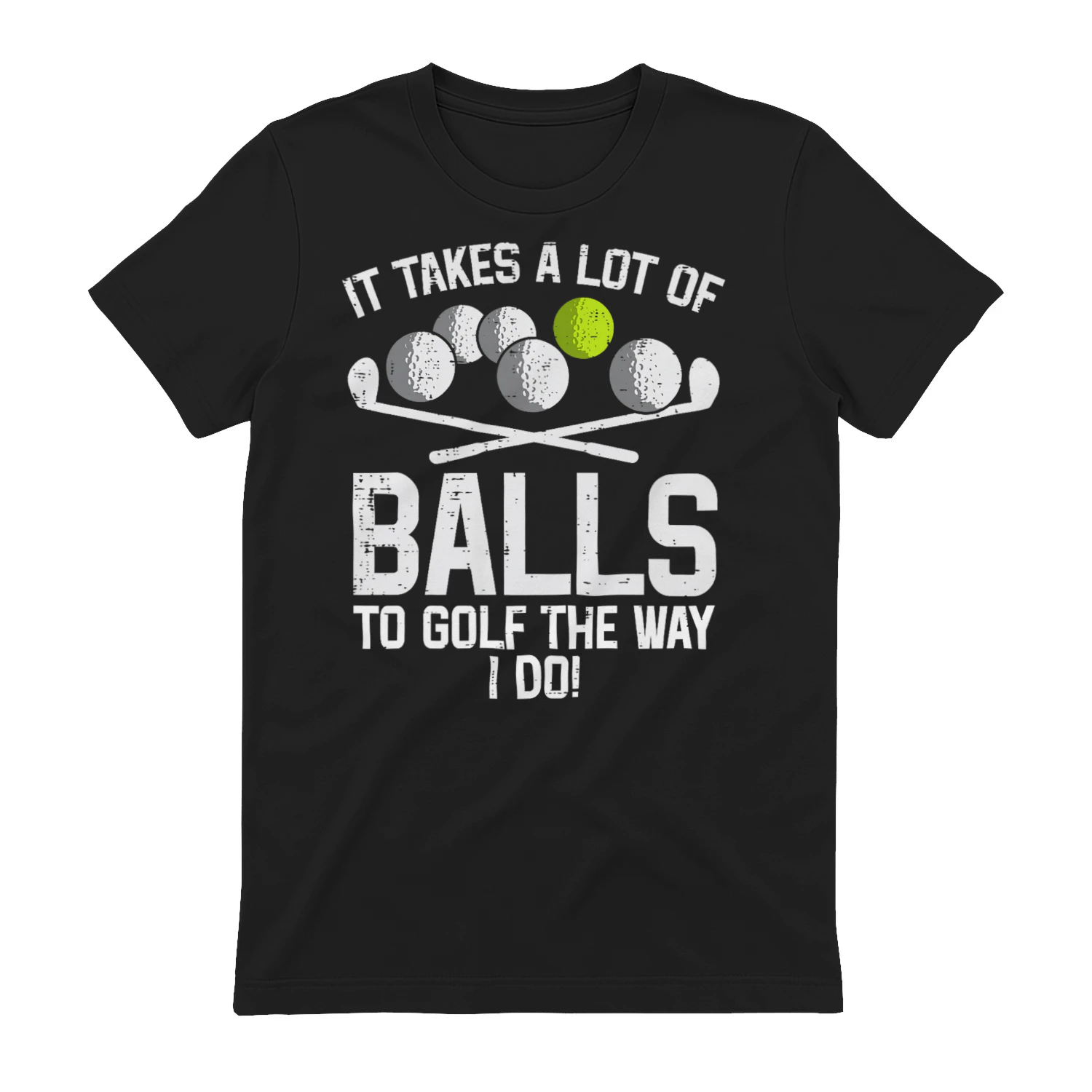 It takes a lot of ball to golf