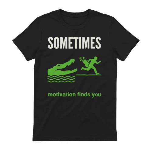sometimes motivation finds you
