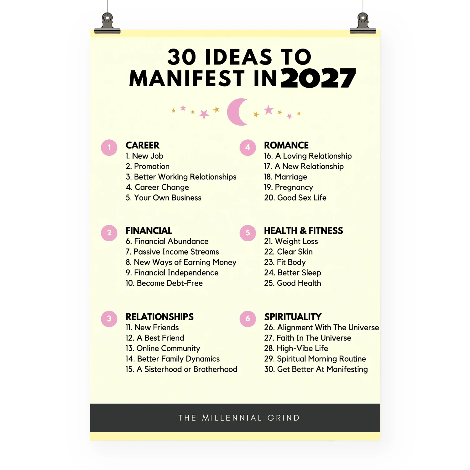 MY 2027 MANIFESTATION BOARD 2027 - new year resolution 