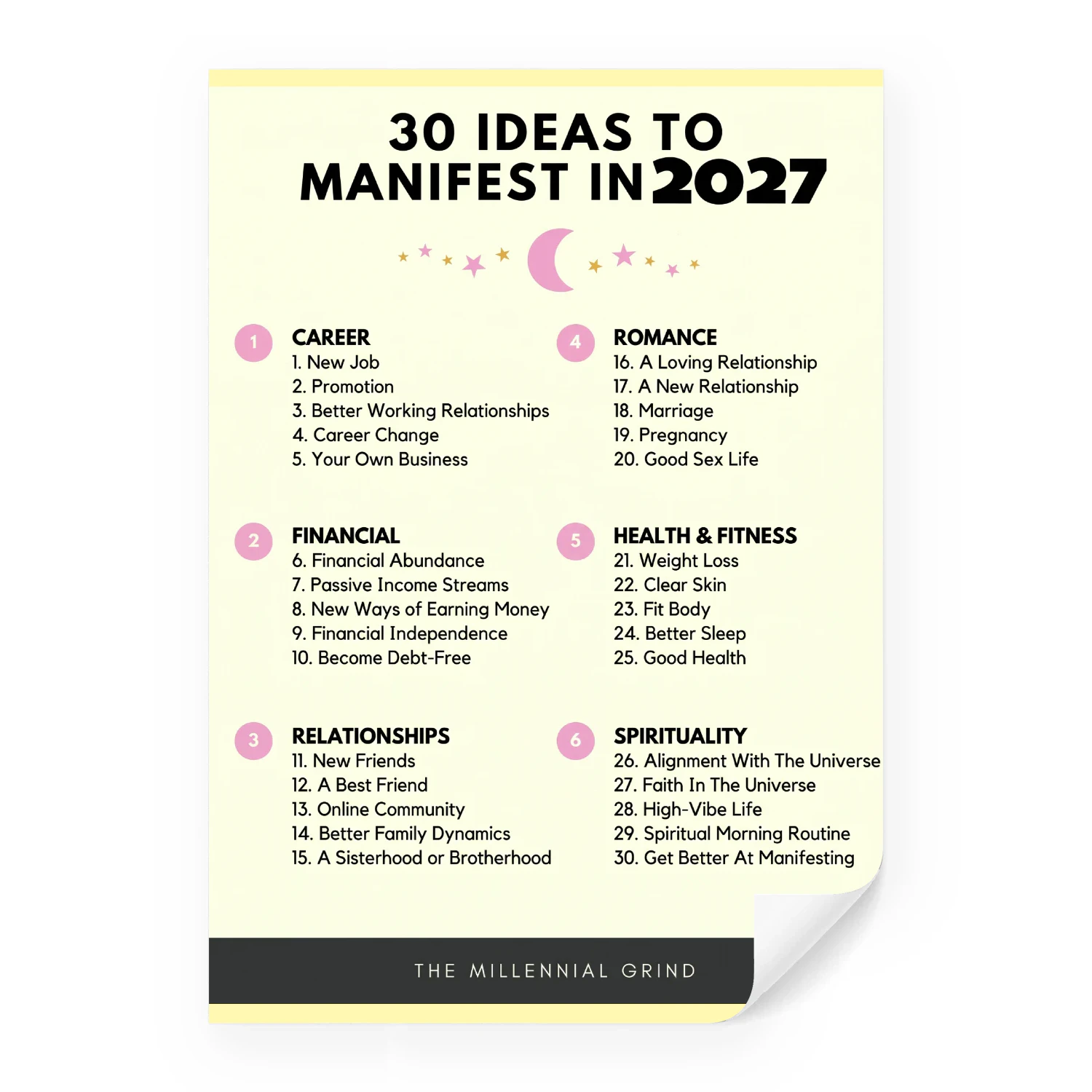 MY 2027 MANIFESTATION BOARD 2027 - new year resolution 