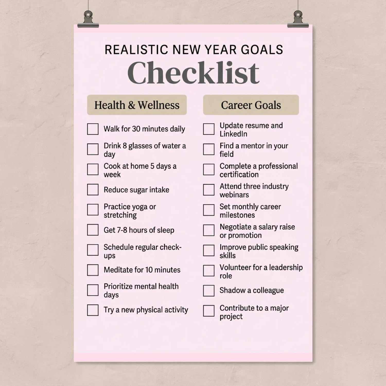 New month New goals - 2027 goals list- new year resolution 