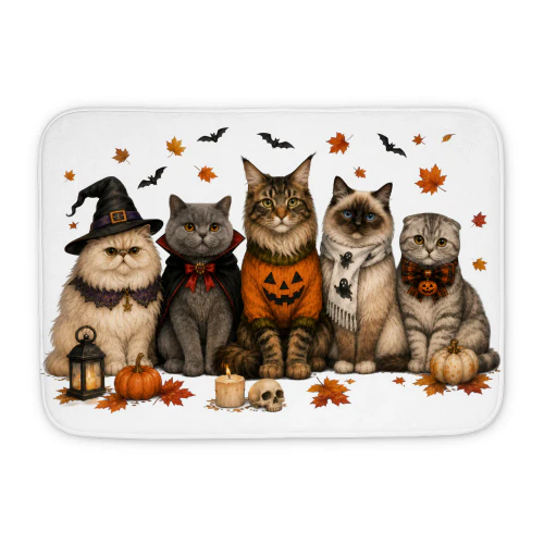 Halloween Cat Shirt, Spooky Cats Graphic Tee, 