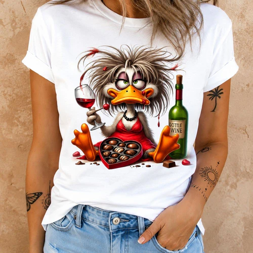 Casual Style Duck Wine Chocolate Pattern