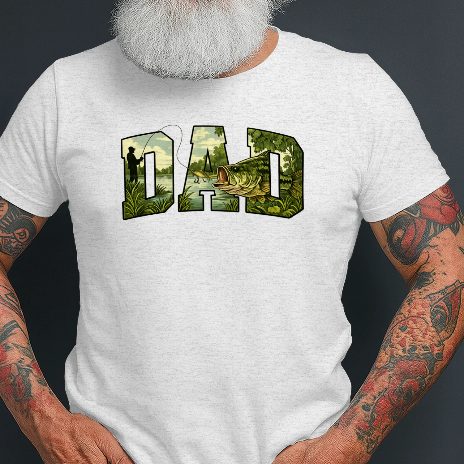 Bass Fishing Dad