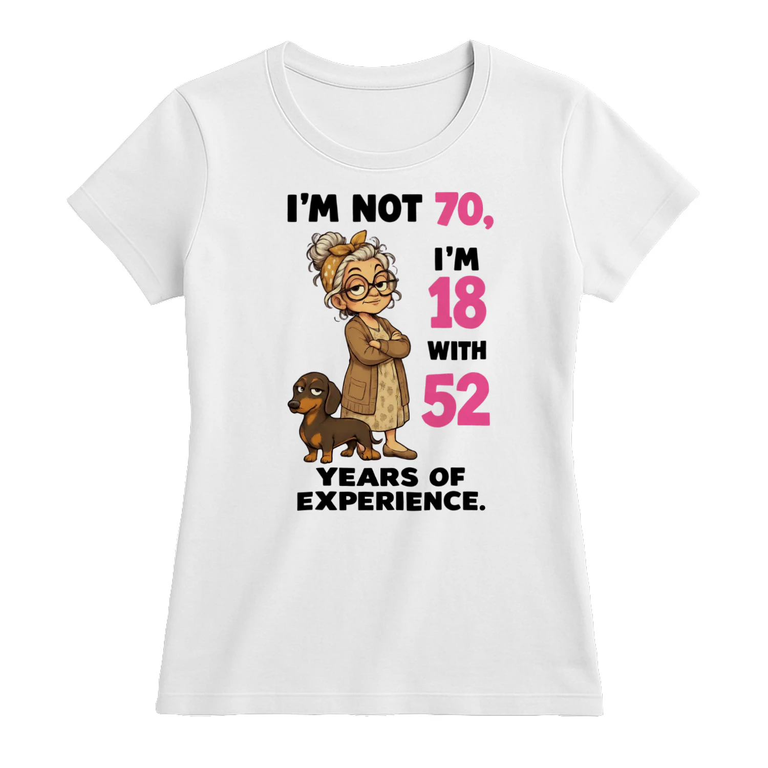 70? Absolutely not. She’s 18 with 52 years of experience!