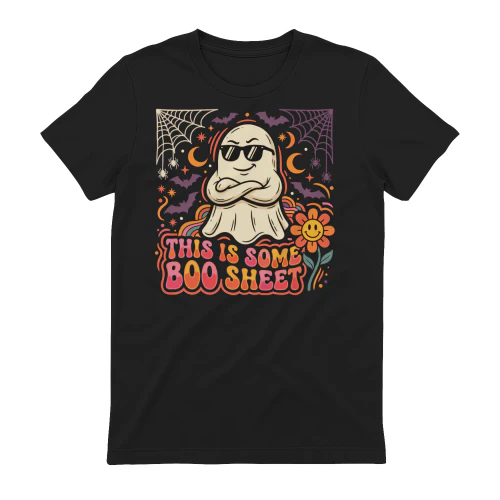 Retro Ghost This Is Some Boo Sheet Halloween