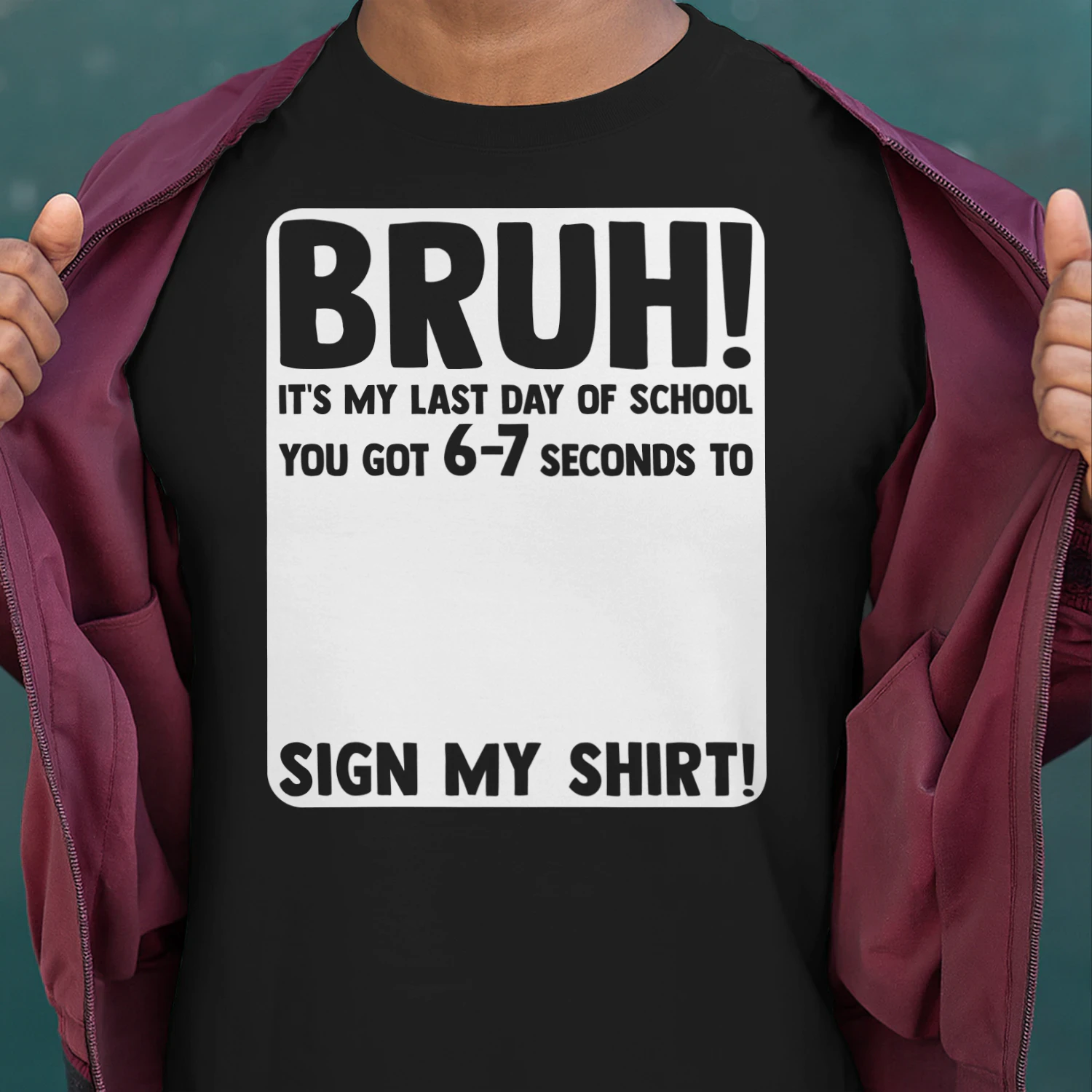 last day of school signature