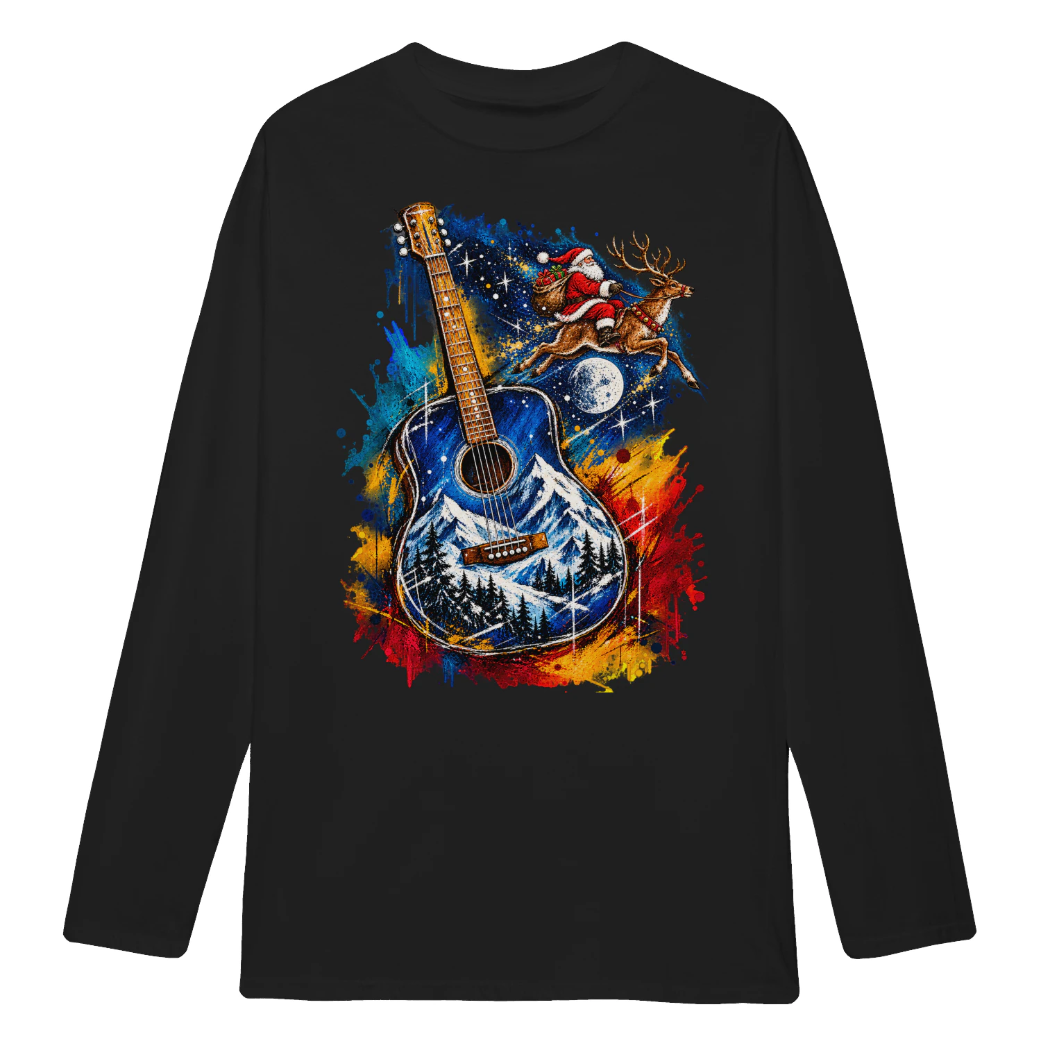 Guitar_galaxy_christmas_watercolor
