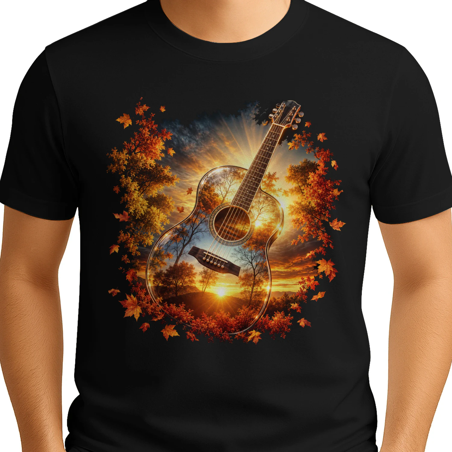 Guitar Autumn Sunrays