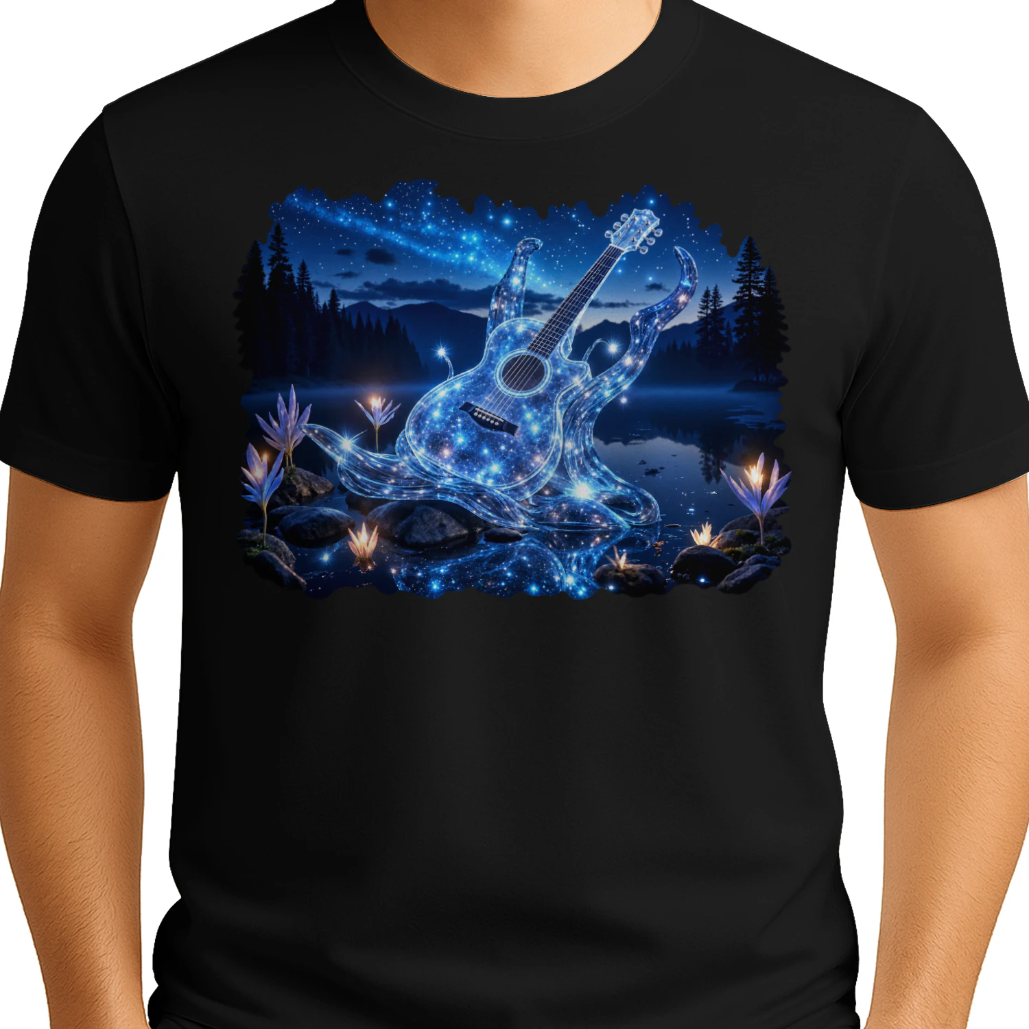 Guitar_Galaxy_Lake_Flowers_1