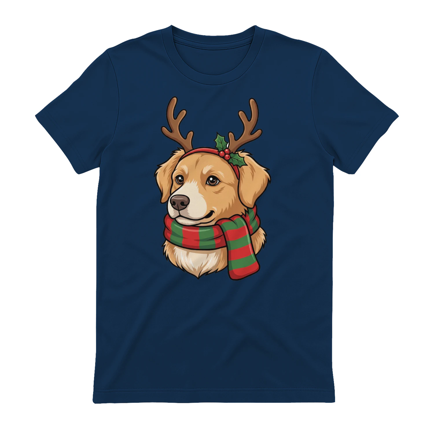 Golden Retriever Christmas T-shirt