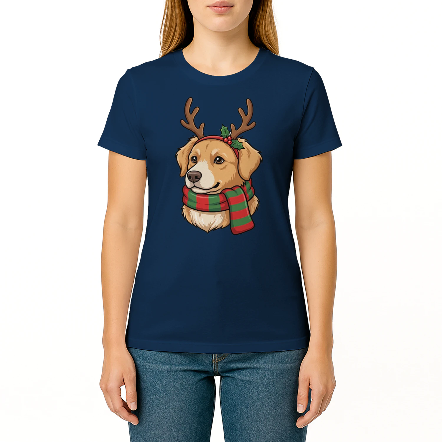 Golden Retriever Christmas T-shirt