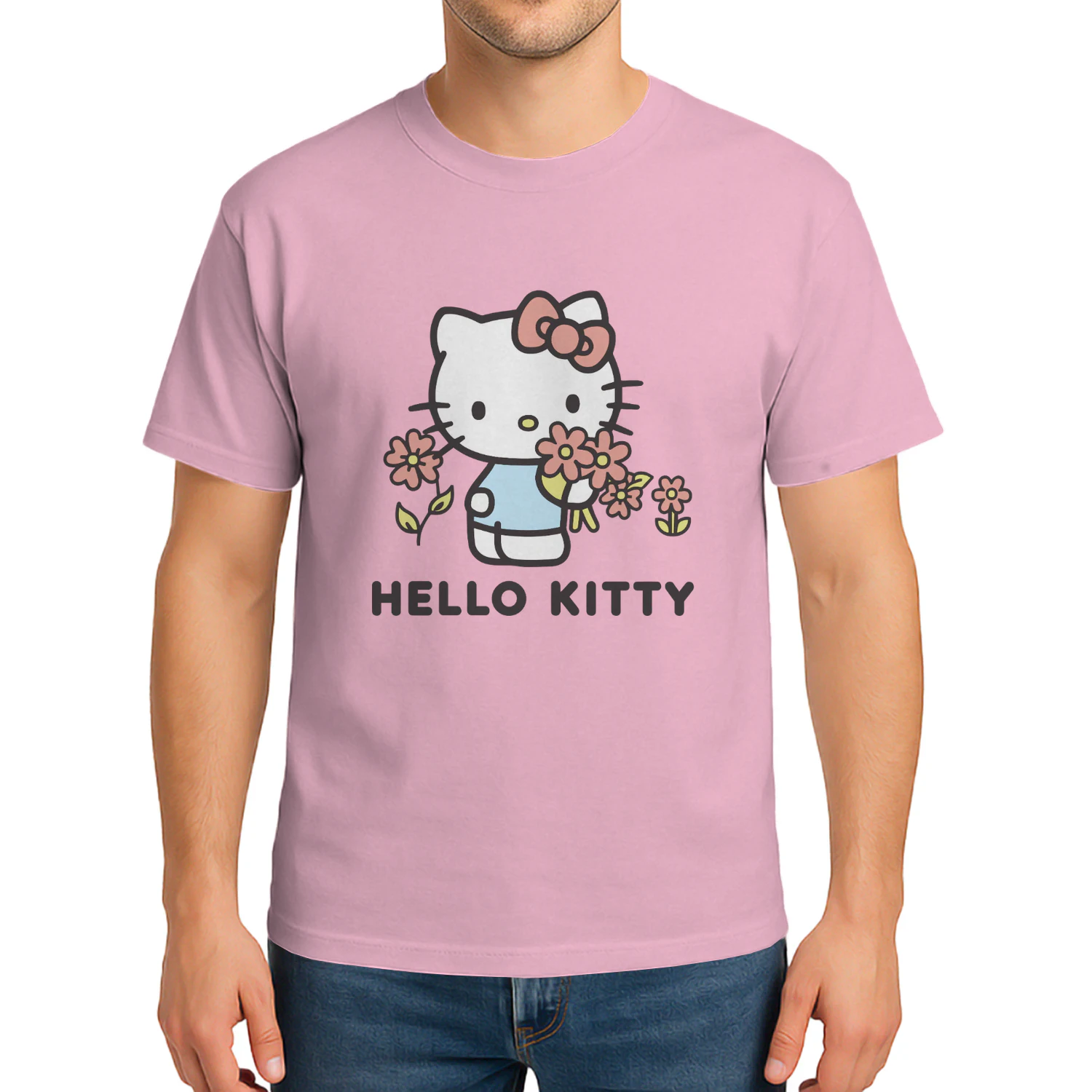 SNL Jane Wickline Sanrio Old Navy Hello Kitty Garment-Dyed Shirt