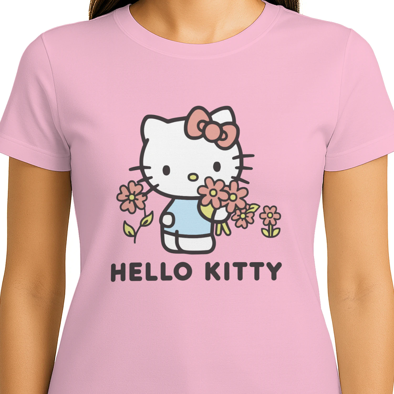 SNL Jane Wickline Sanrio Old Navy Hello Kitty Garment-Dyed Shirt