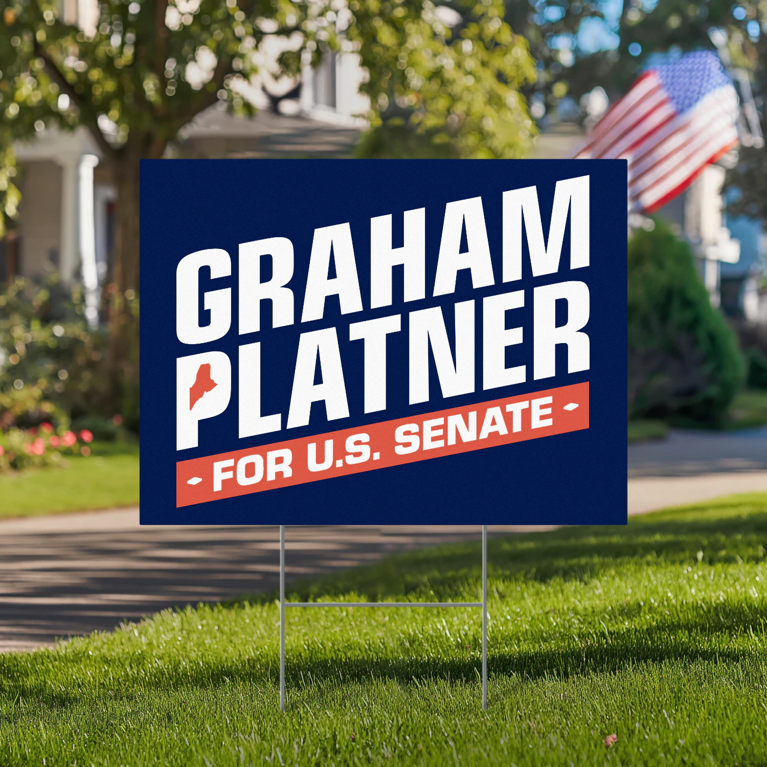Graham Platner for Senate Yard Sign
