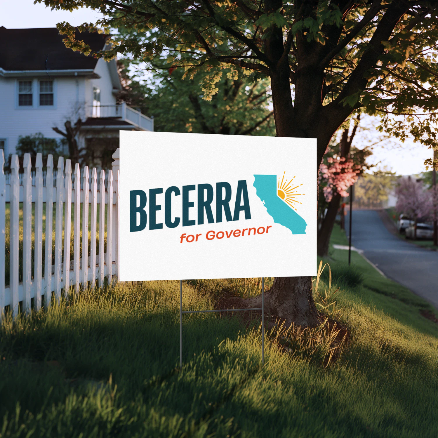 Xavier Becerra For California Governor Yard Sign