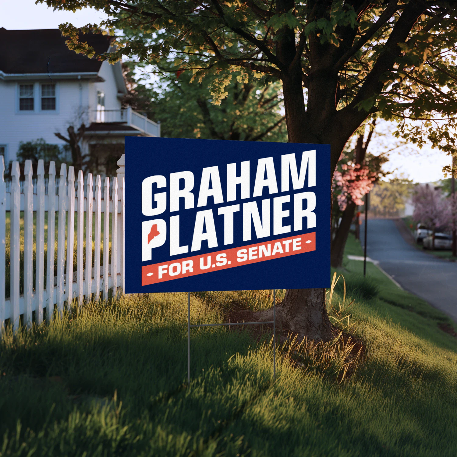 Graham Platner for Senate Yard Sign