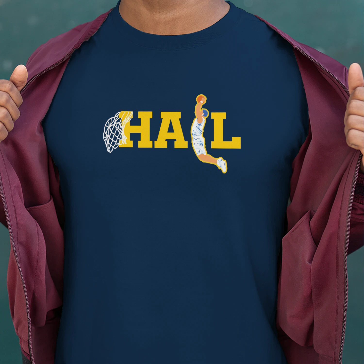 Michigan Wolverines Hail Dunk Shirt