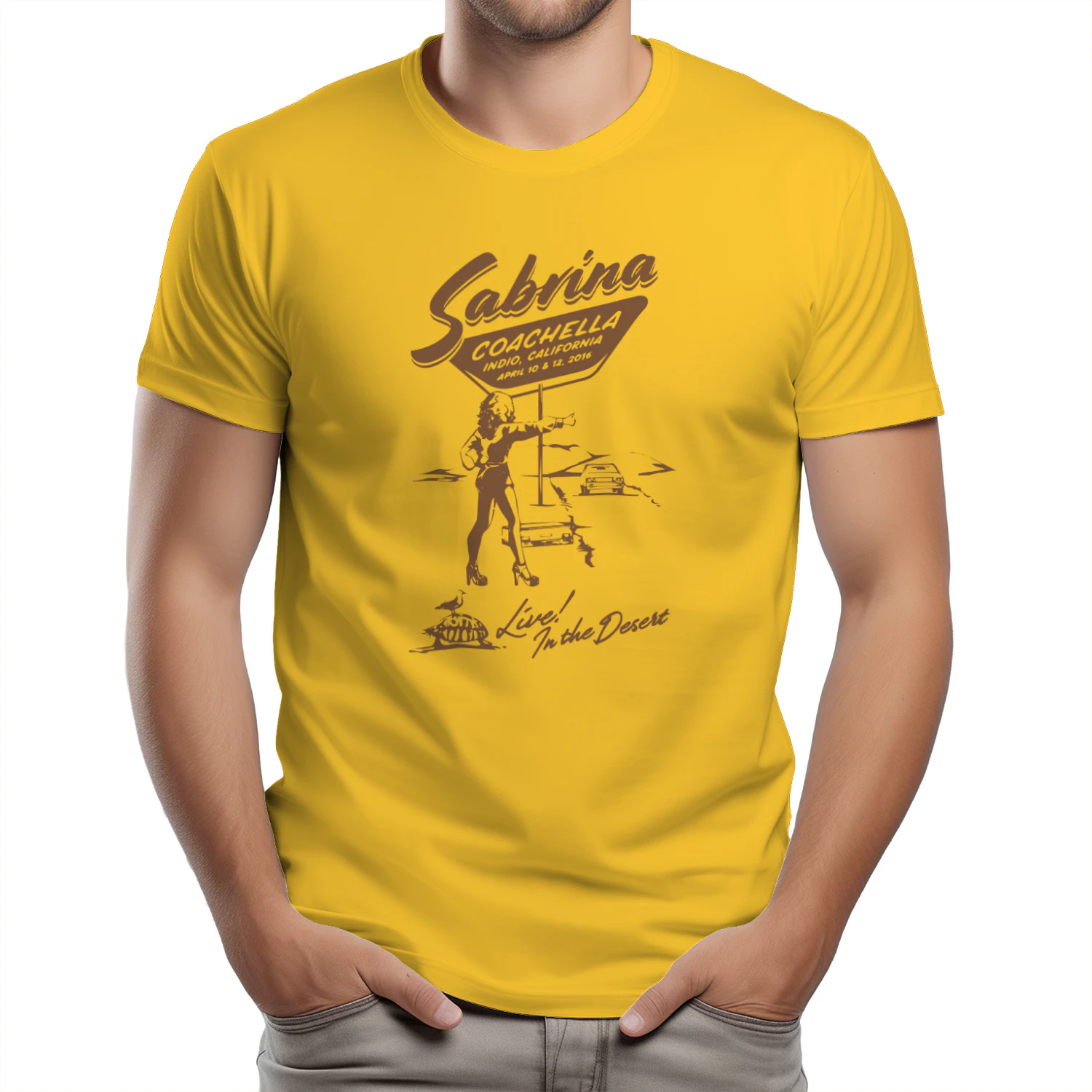 Sabrina Live in The Desert Pointelle Shirt
