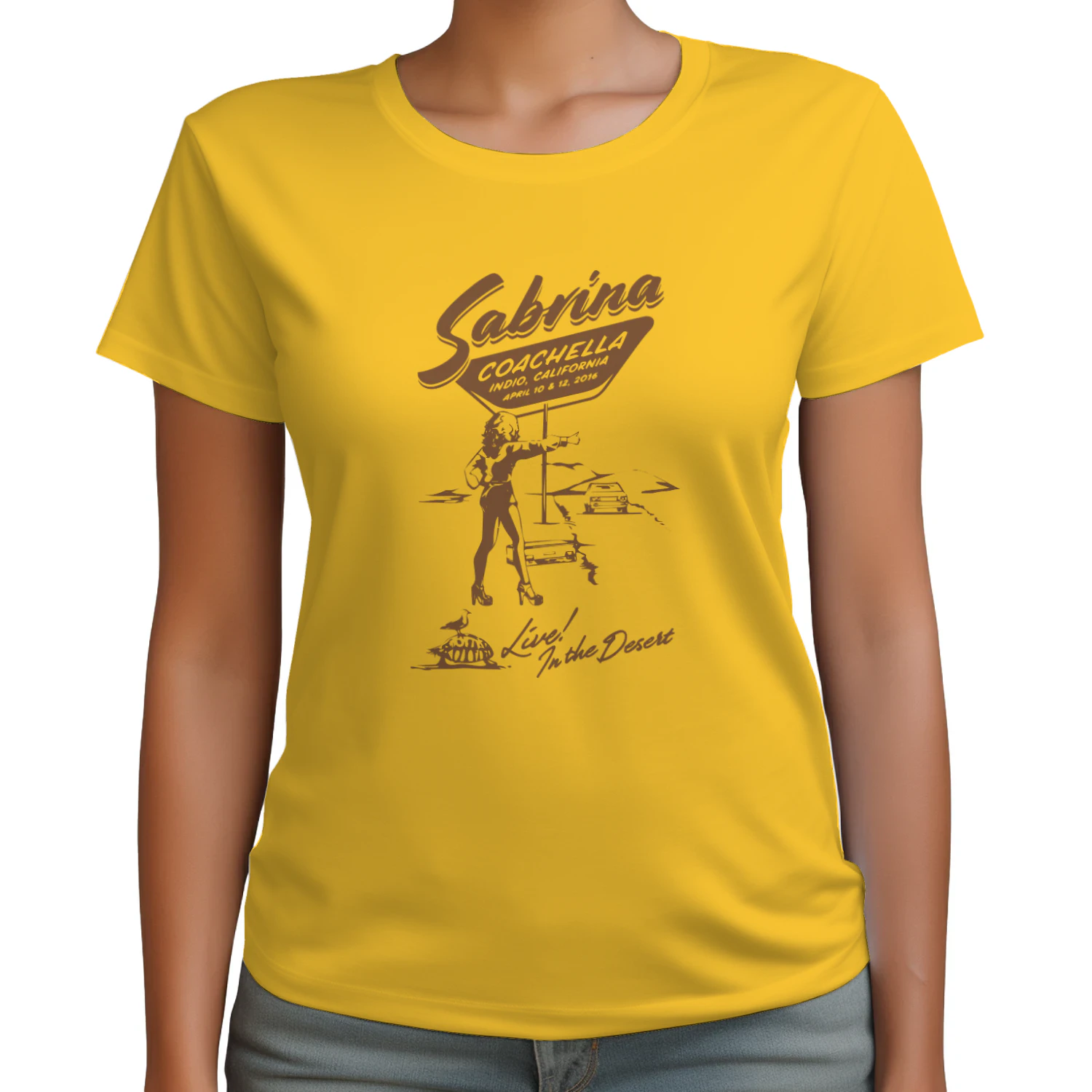 Sabrina Live in The Desert Pointelle Shirt