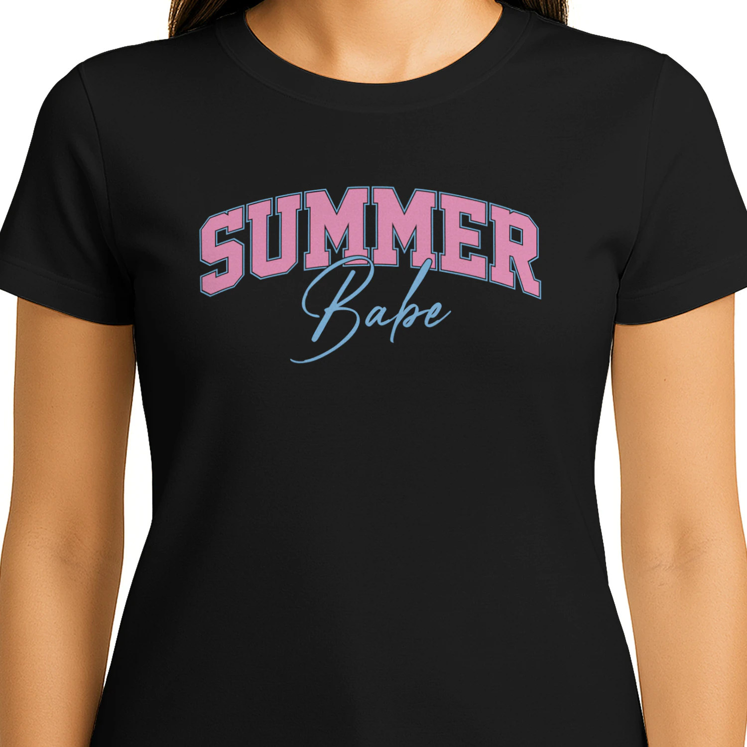 Summer Babe – Sommar T-Shirt för Dam
