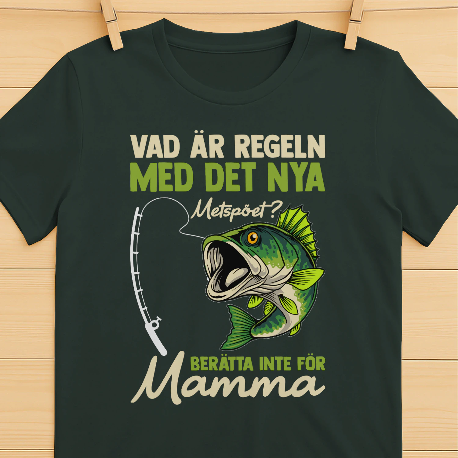 Vad är regeln med det nya metspöet? Berätta inte för mamma 🎣