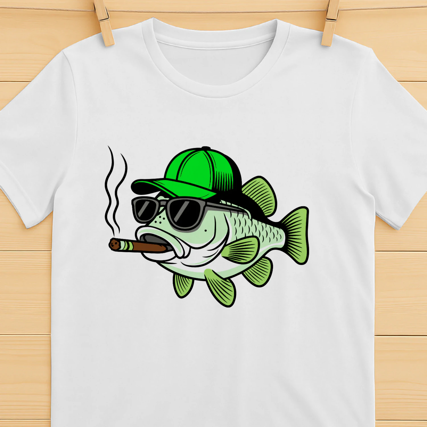 Cool Abborre med Solglasögon & Cigarr
