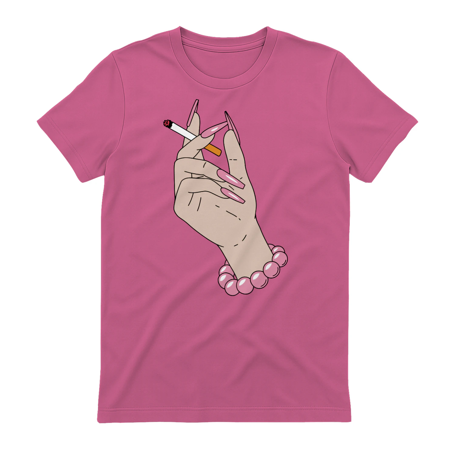 Elegant hand med cigarett – stilrent motiv