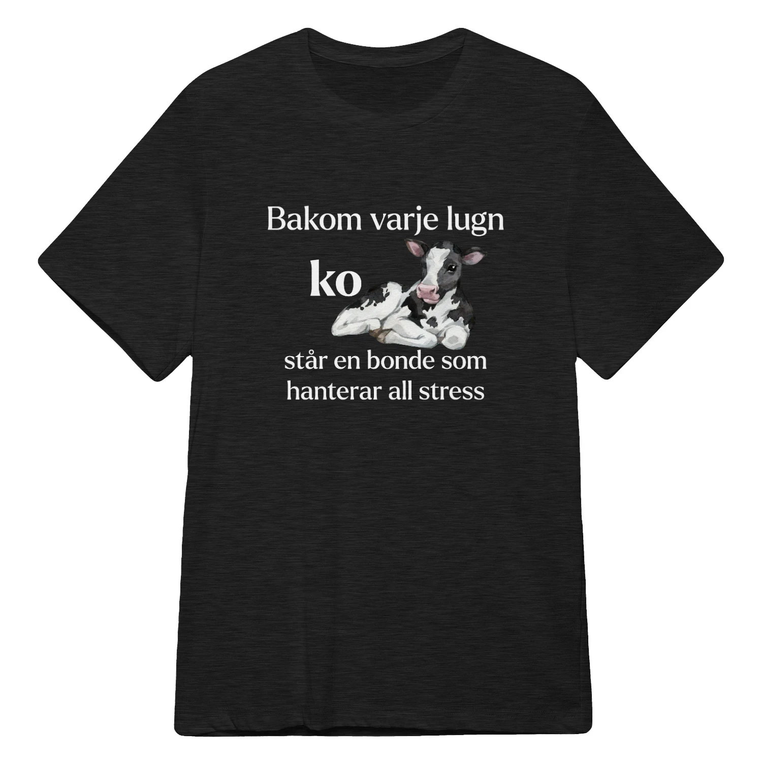 Bakom varje lugn ko står en bonde som hanterar all stress