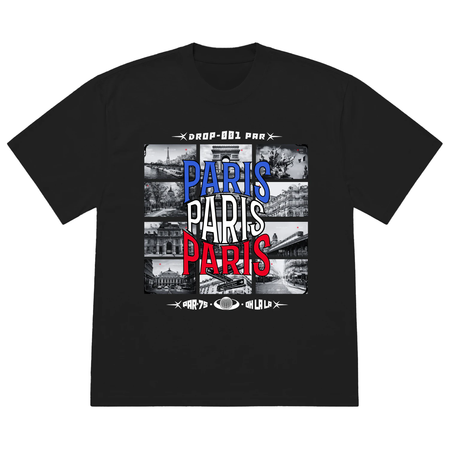 Paris Drop 001 · Classic | T-shirt oversize épais | City Dropp