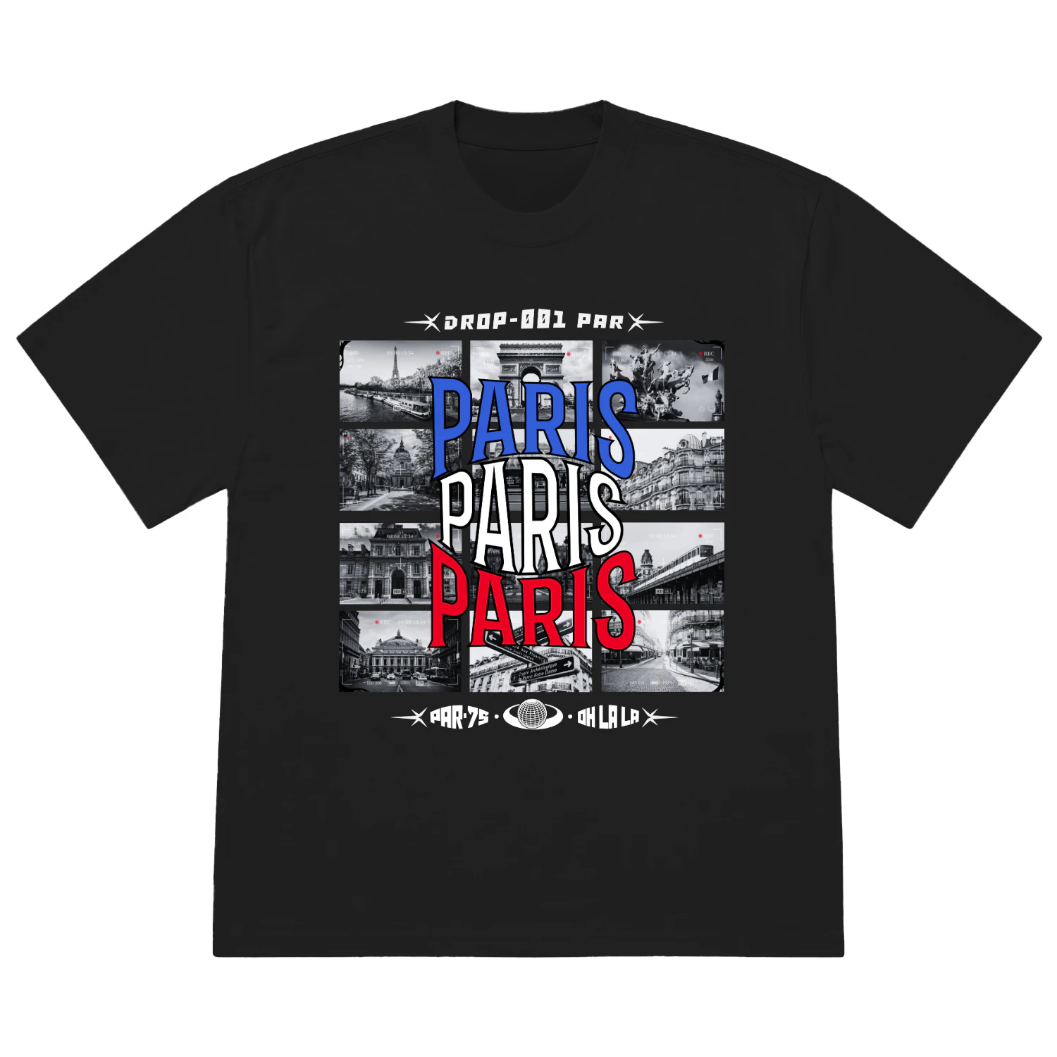 Paris Drop 001 · Classic | T-shirt oversize épais | City Dropp