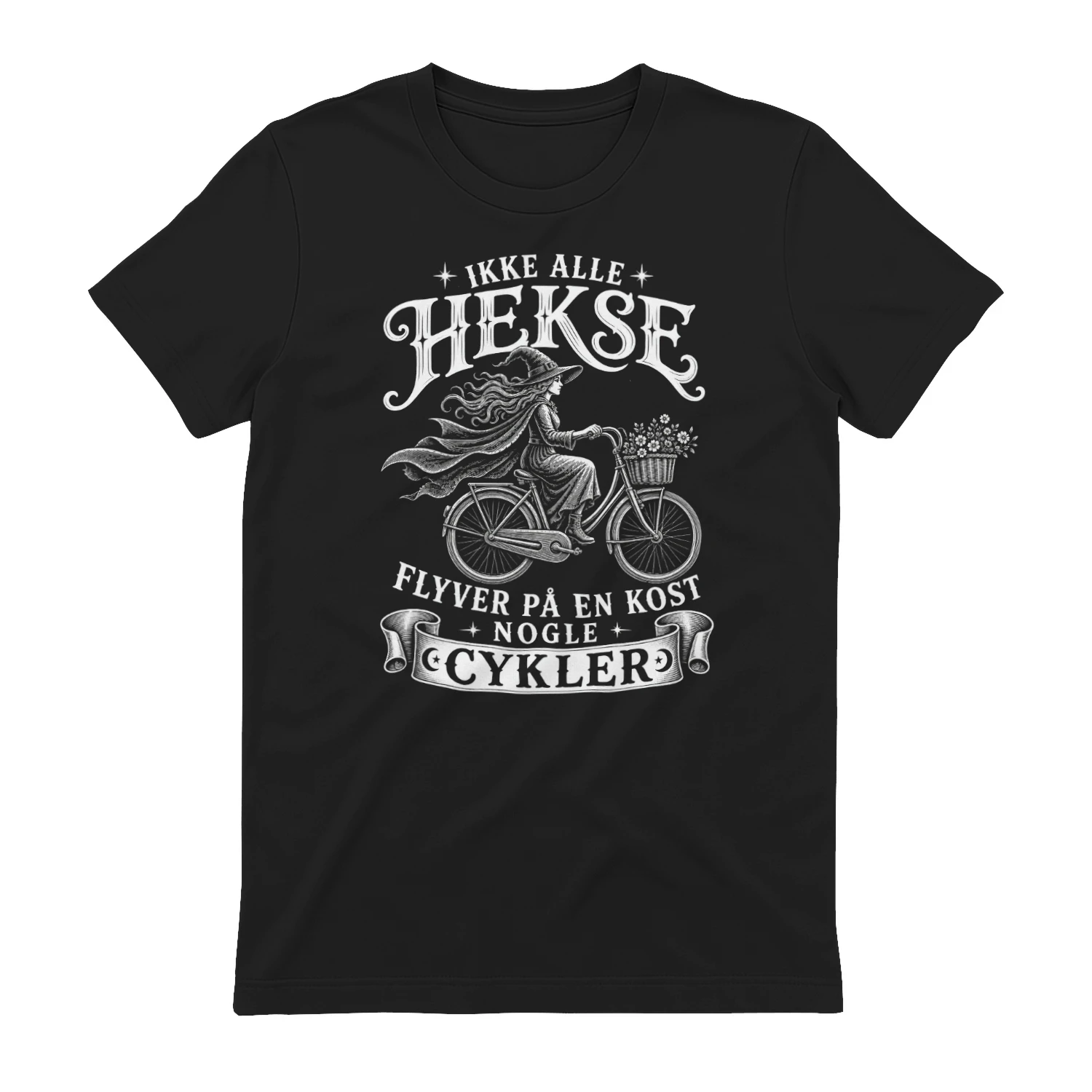 Ikke Alle Hekse Flyver På En Kost, Nogle Cykler 🚲🌙✨ – Limited Edition + Gratis Fragt 🚚