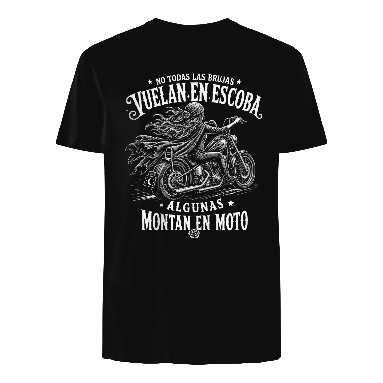 No Todas Las Brujas Vuelan En Escoba, Algunas Montan En Moto 🏍️🌙✨ – Edición Limitada + Envío Gratis 🚚