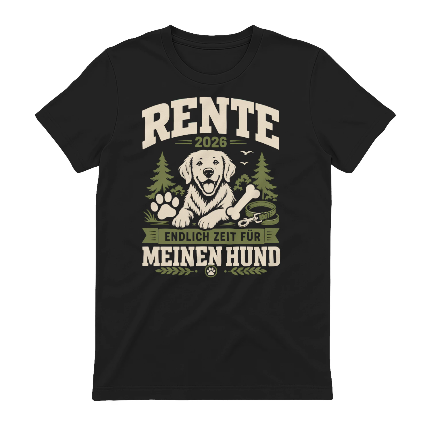 Rente 2026 Hund Hobby Geschenk für den Ruhestand Classic Unisex T-shirt