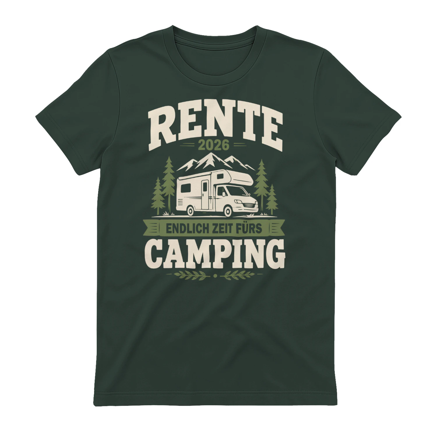 Rente 2026 Camping Hobby Geschenk für den Ruhestand Classic Unisex T-shirt