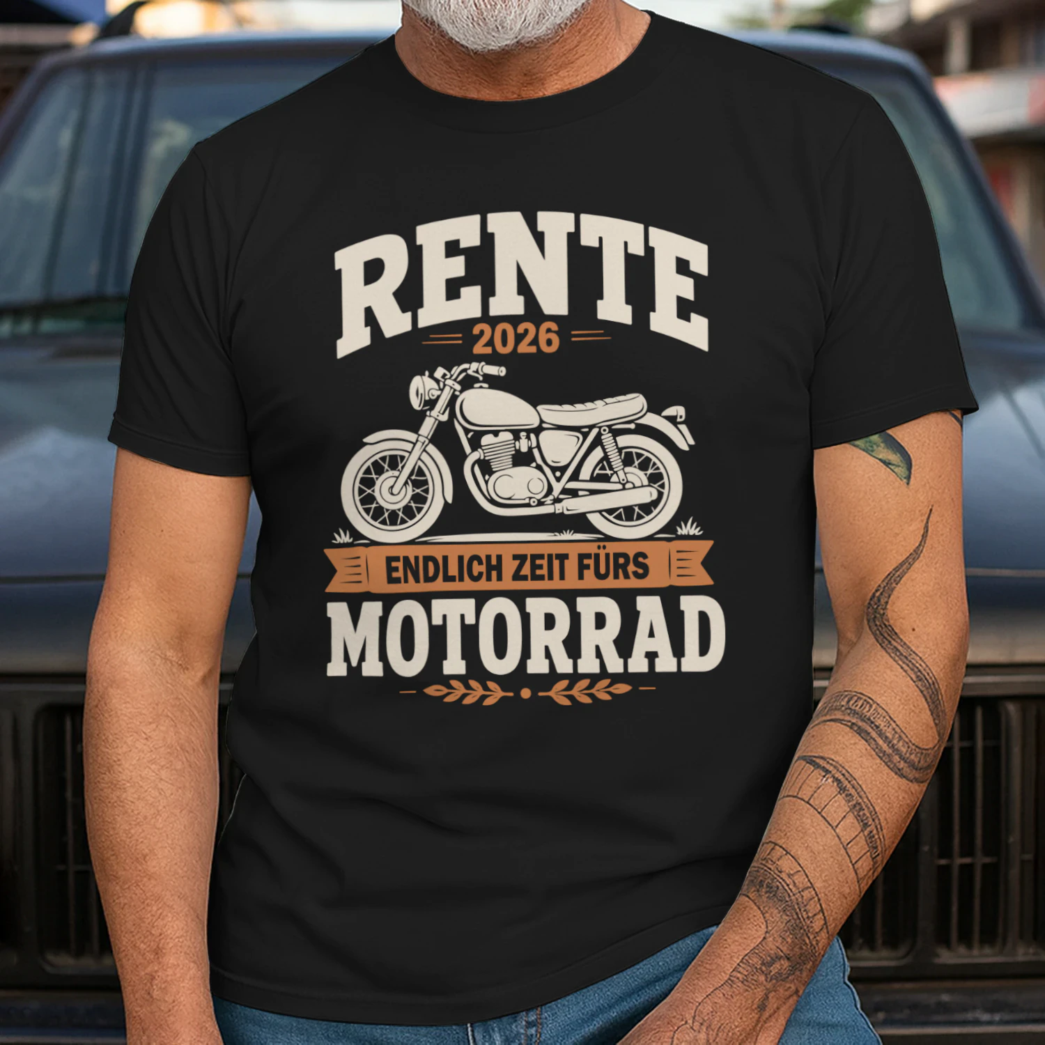 Rente 2026 Motorrad Hobby Geschenk für den Ruhestand Classic Unisex T-shirt