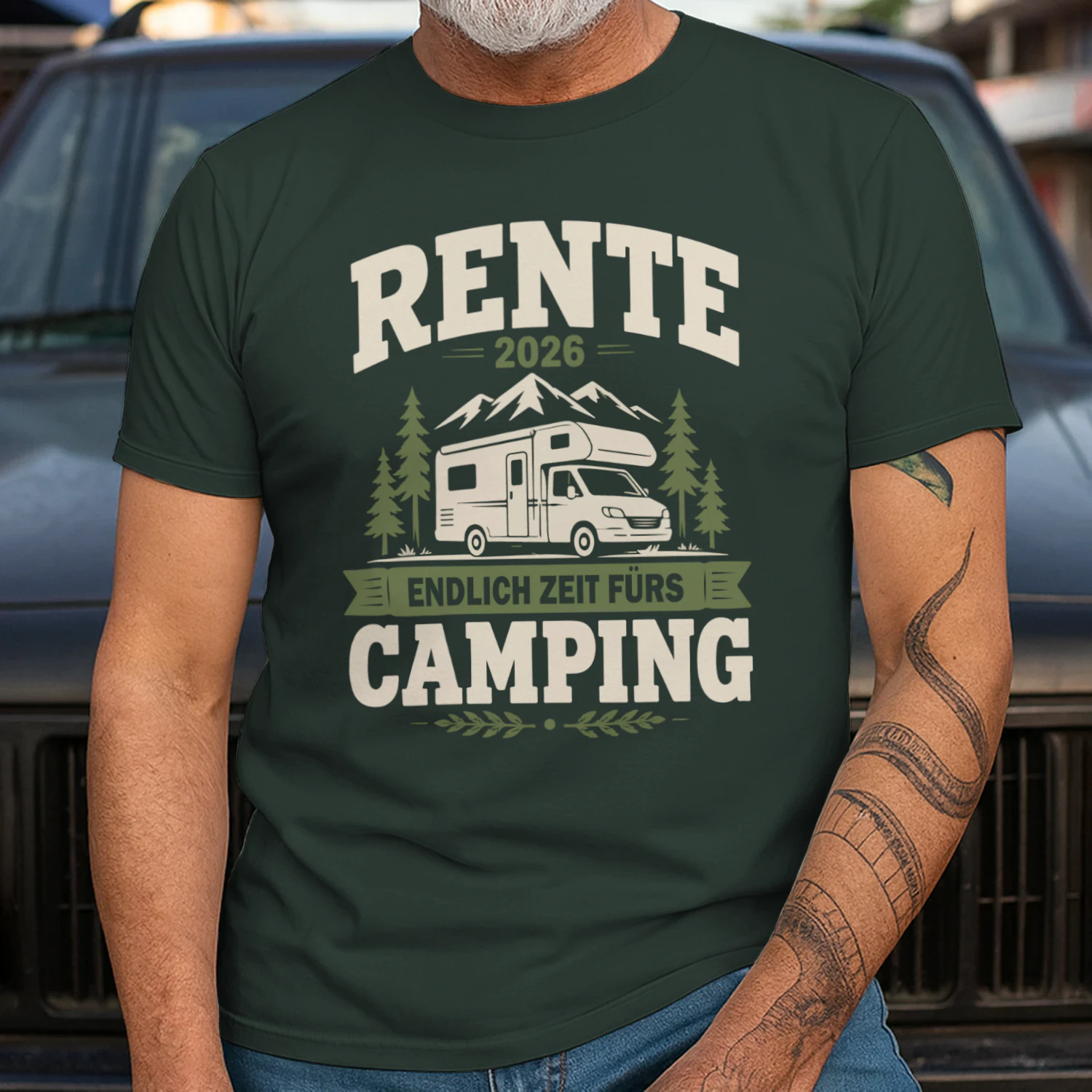 Rente 2026 Camping Hobby Geschenk für den Ruhestand Classic Unisex T-shirt