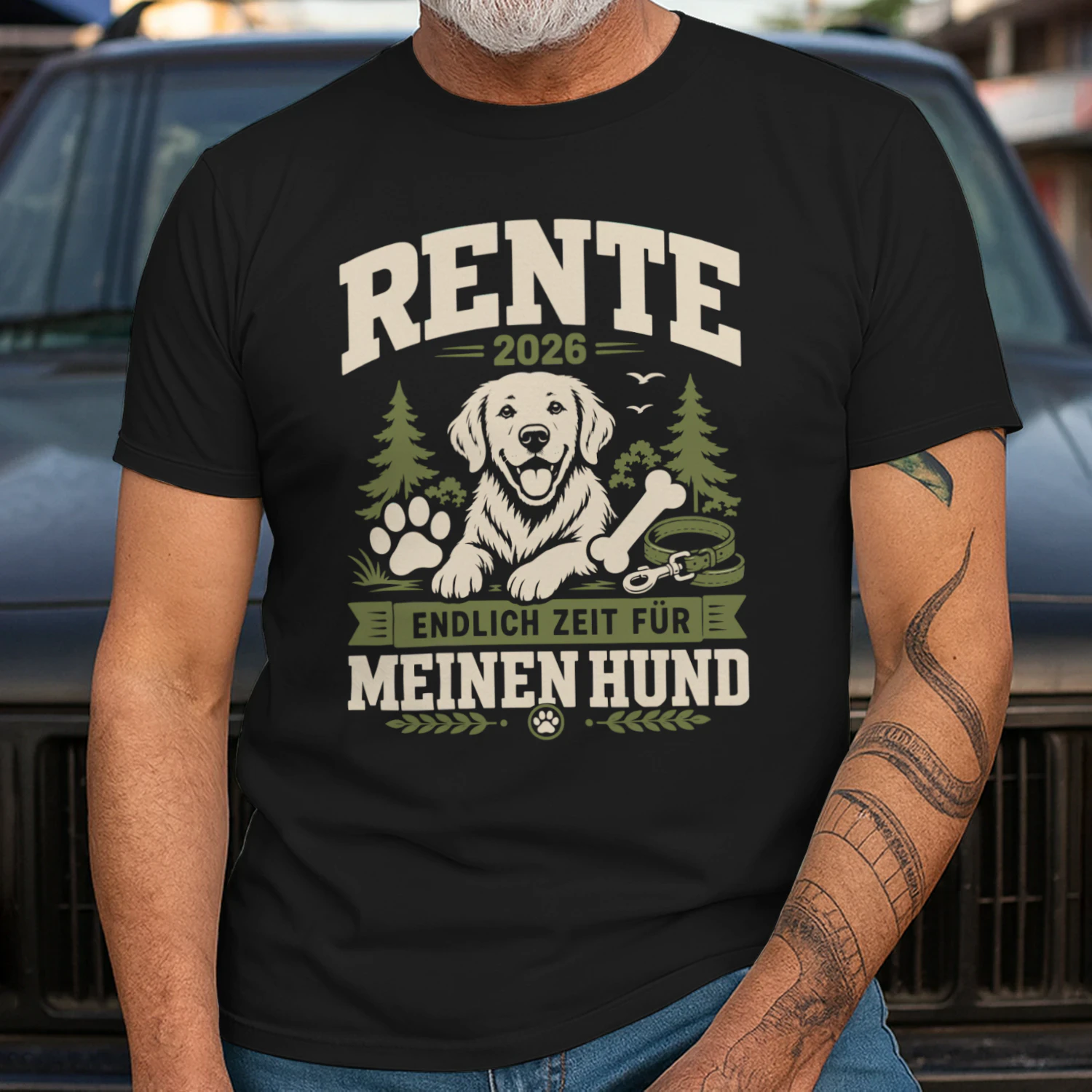 Rente 2026 Hund Hobby Geschenk für den Ruhestand Classic Unisex T-shirt