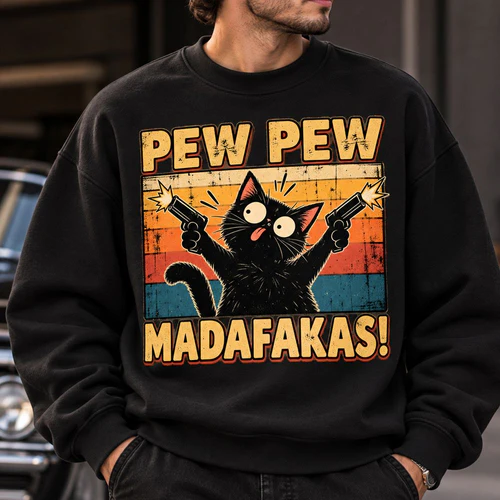 Pew Pew Madafakas Cat