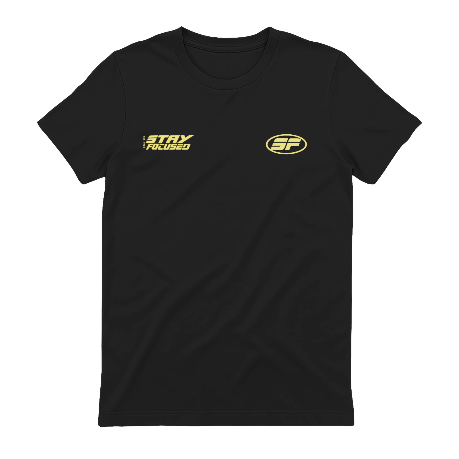 STAY FOCUSED Graphic T-Shirt – Black