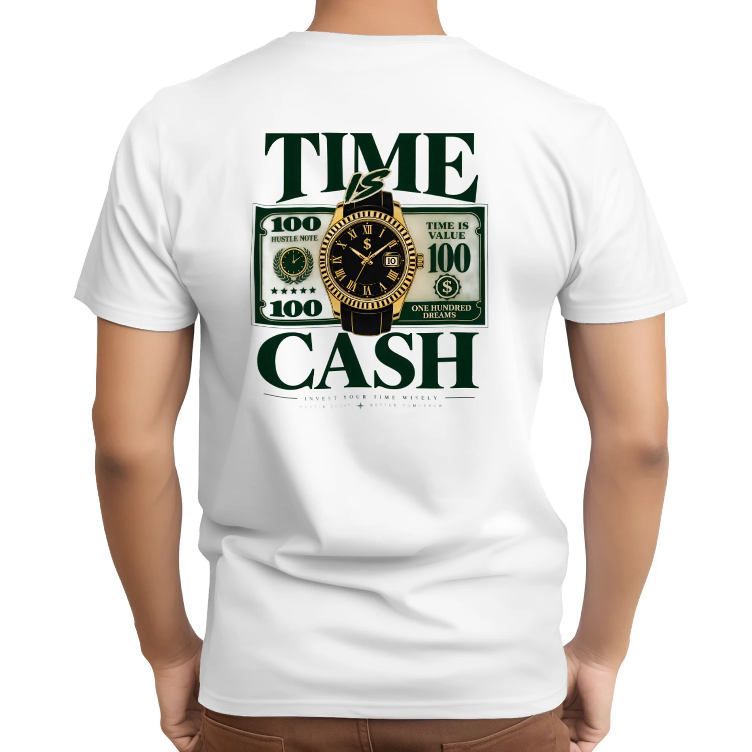 TIME IS CASH — Graphic T-Shirt