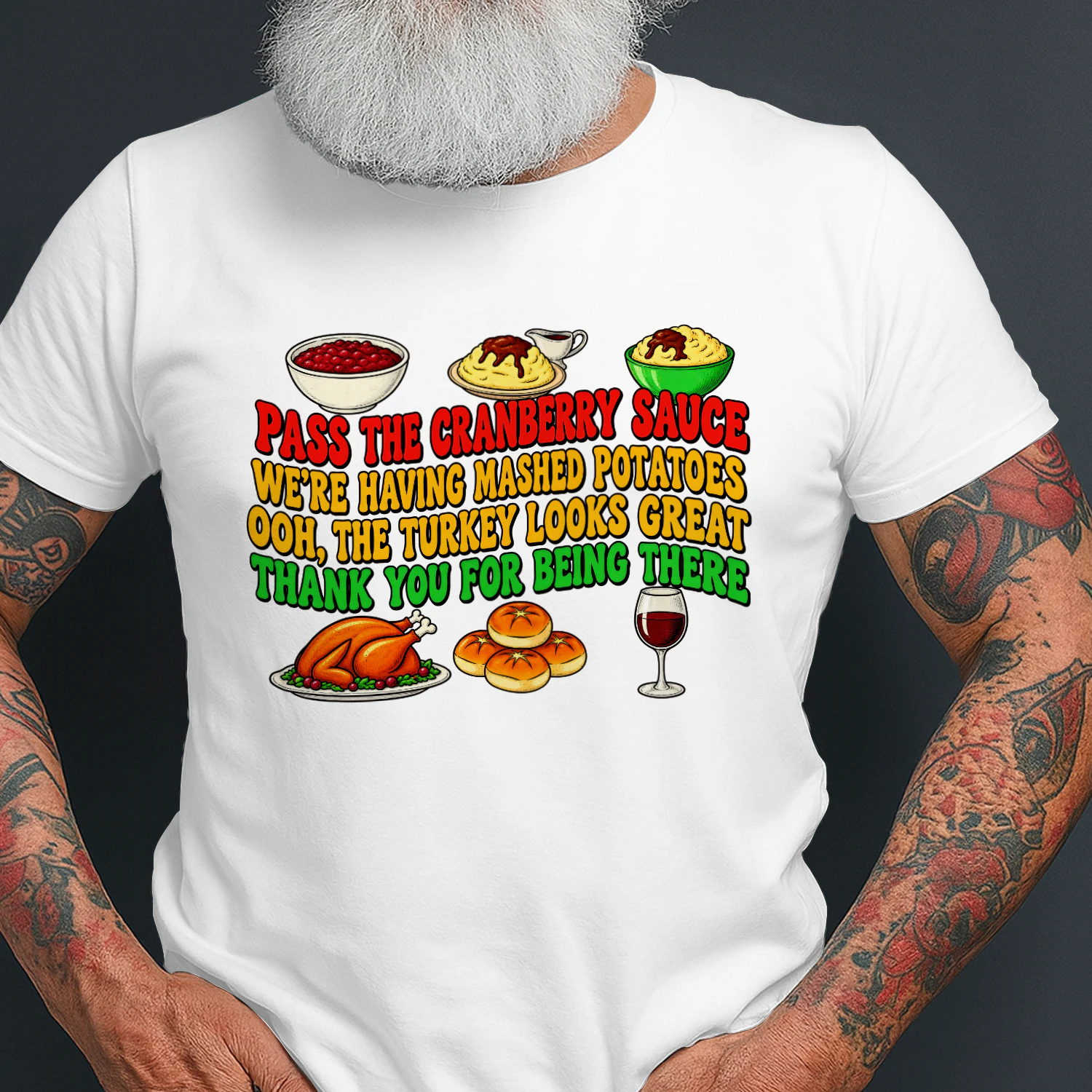 Pass the Cranberry Sauce – Funny Thanksgiving T-Shirt