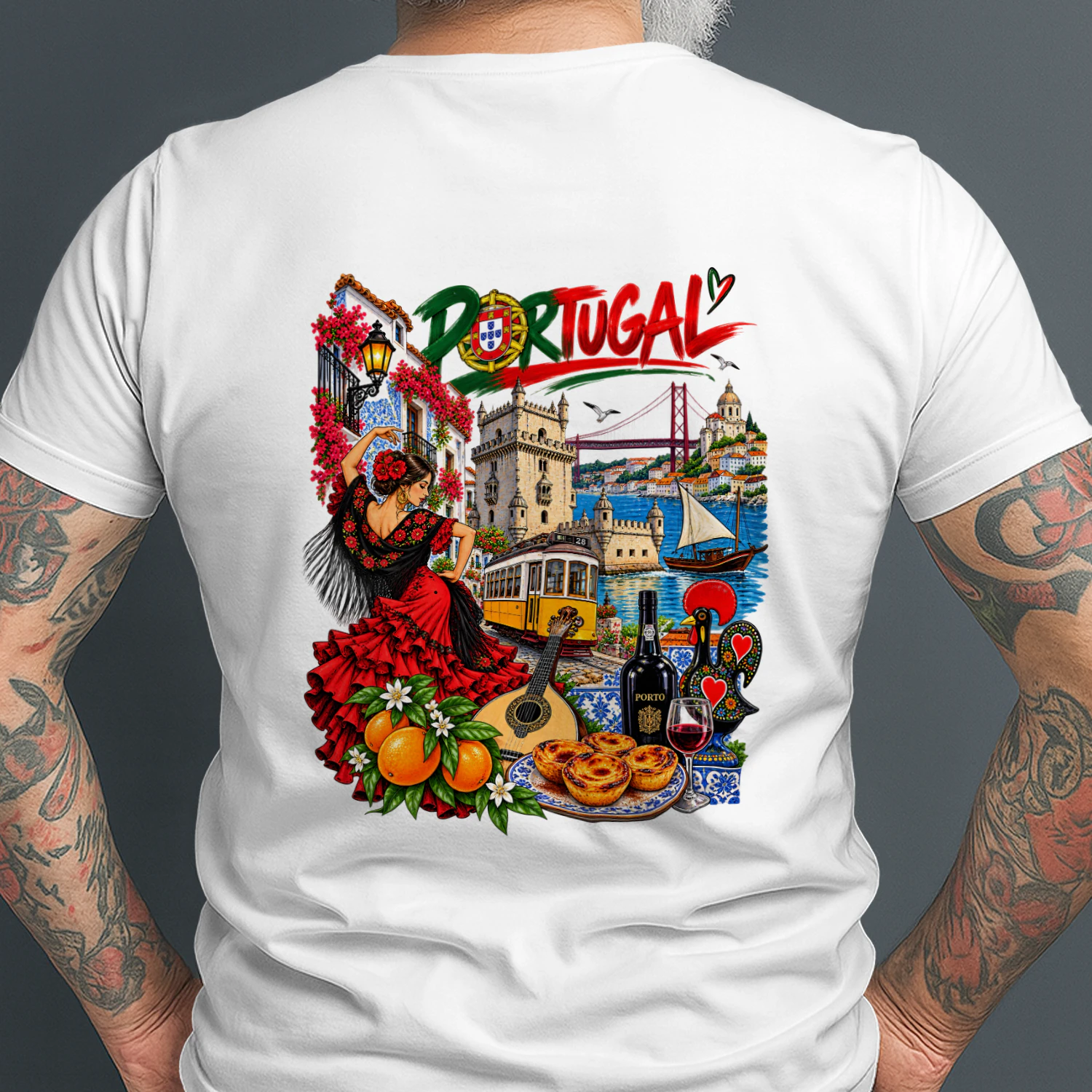 Portugal Football Pride T-Shirt (Second First) – Portuguese Flag & Soccer Design
