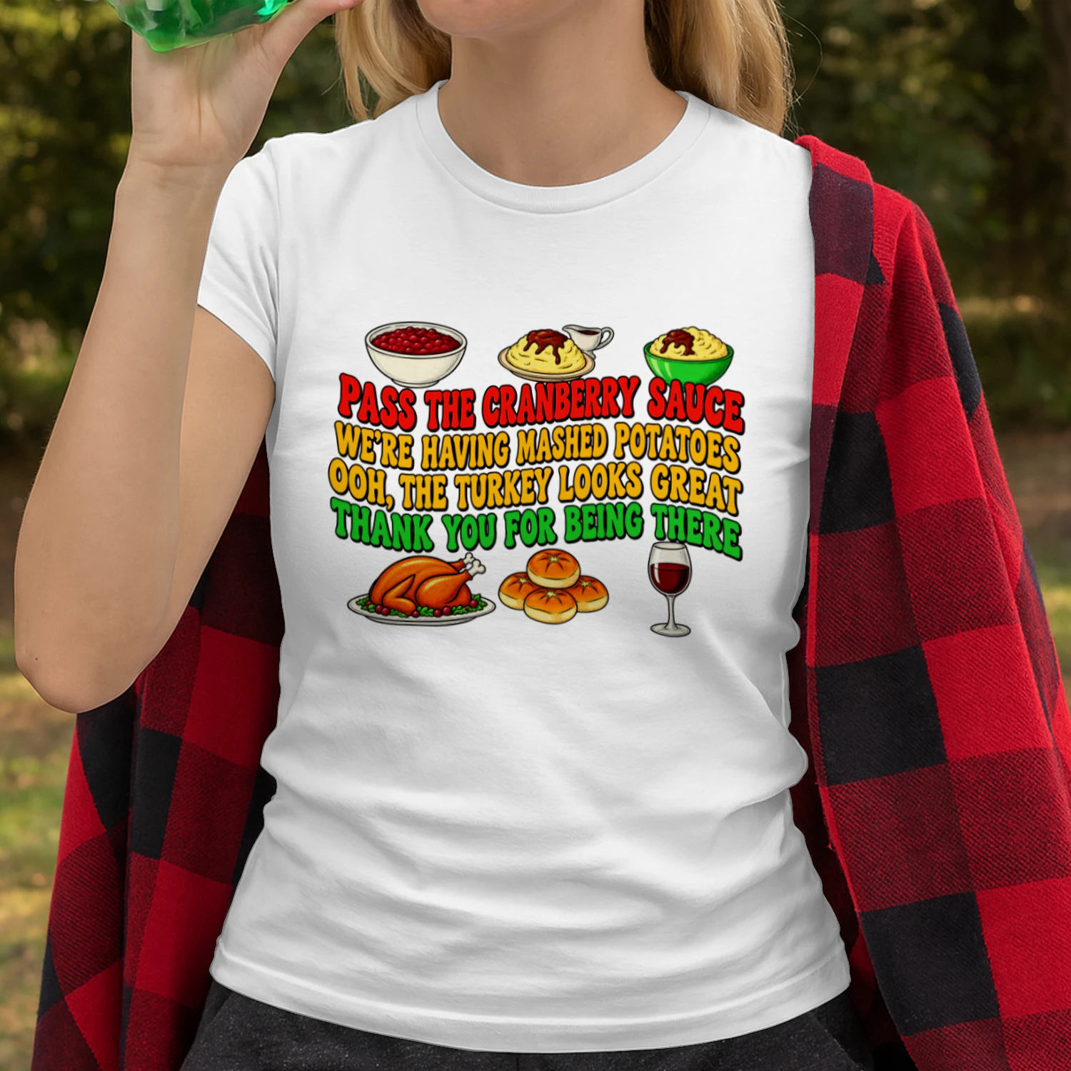 Pass the Cranberry Sauce – Funny Thanksgiving T-Shirt