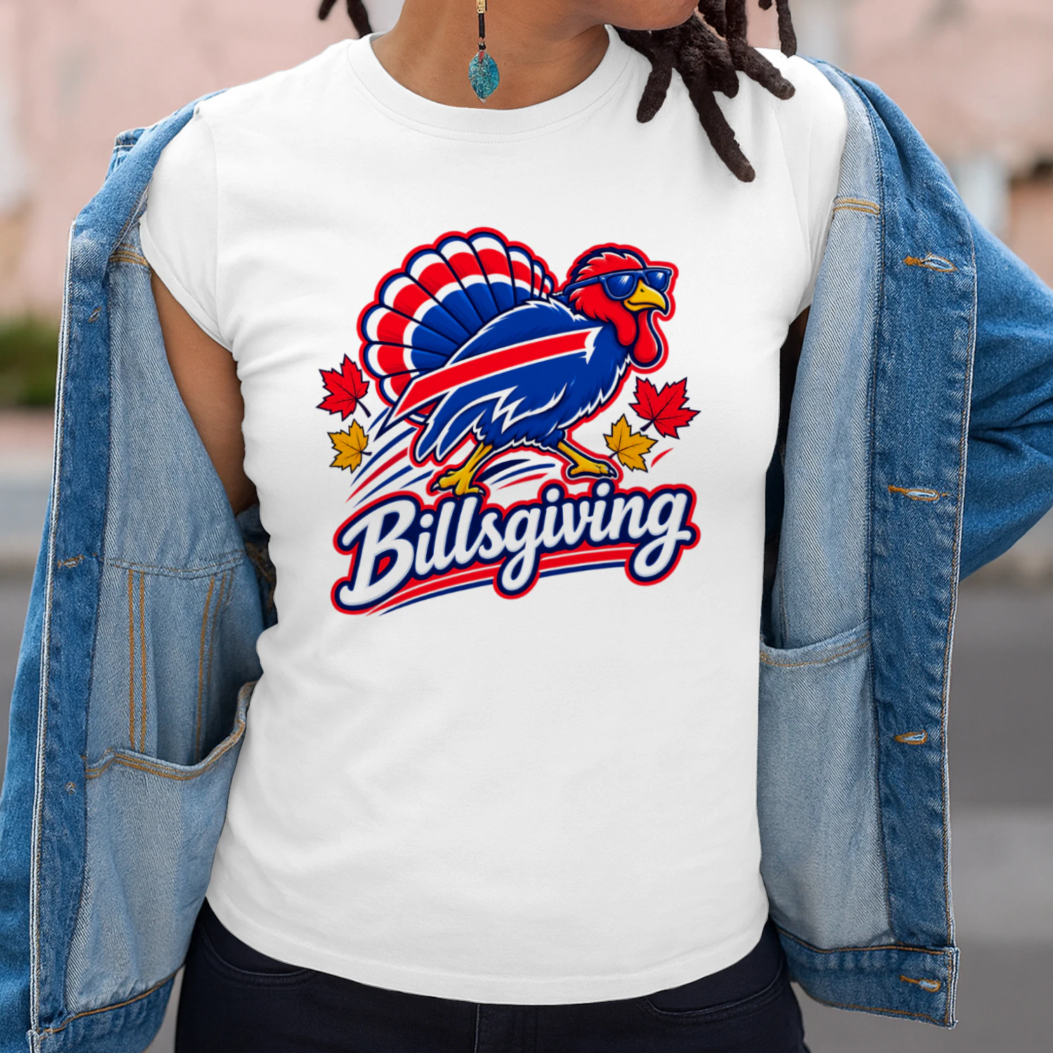 Billsgiving Turkey T-Shirt – Funny Thanksgiving Football Graphic Tee