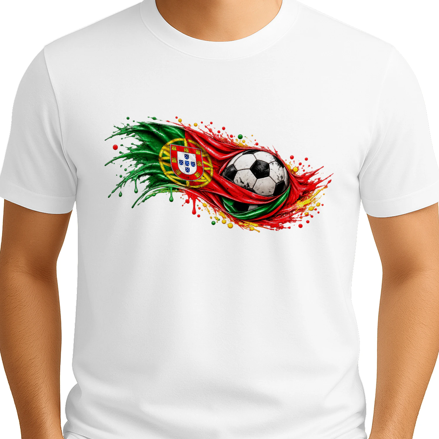 Portugal Football Pride T-Shirt (Second First) – Portuguese Flag & Soccer Design