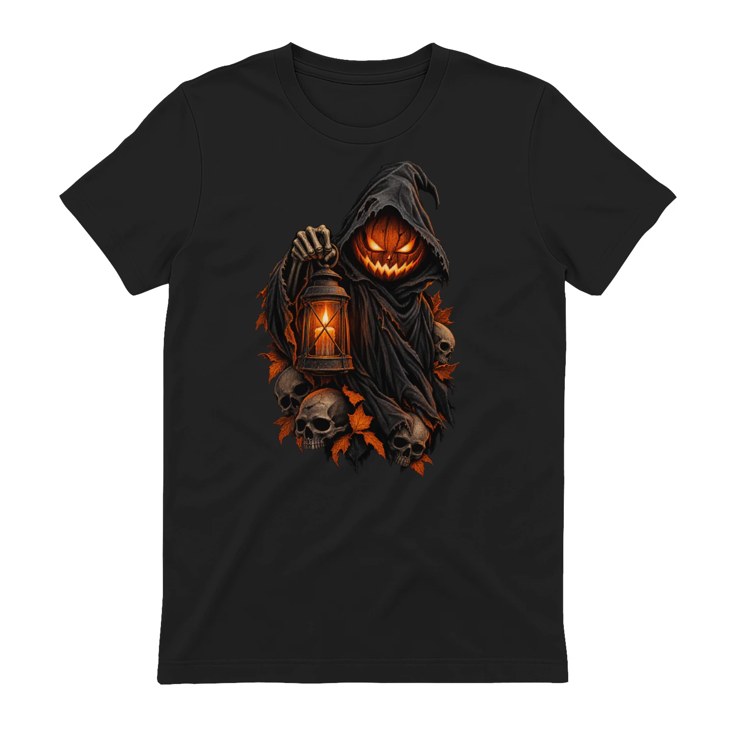 Pumpkin Reaper Gothic Halloween Unisex T-Shirt